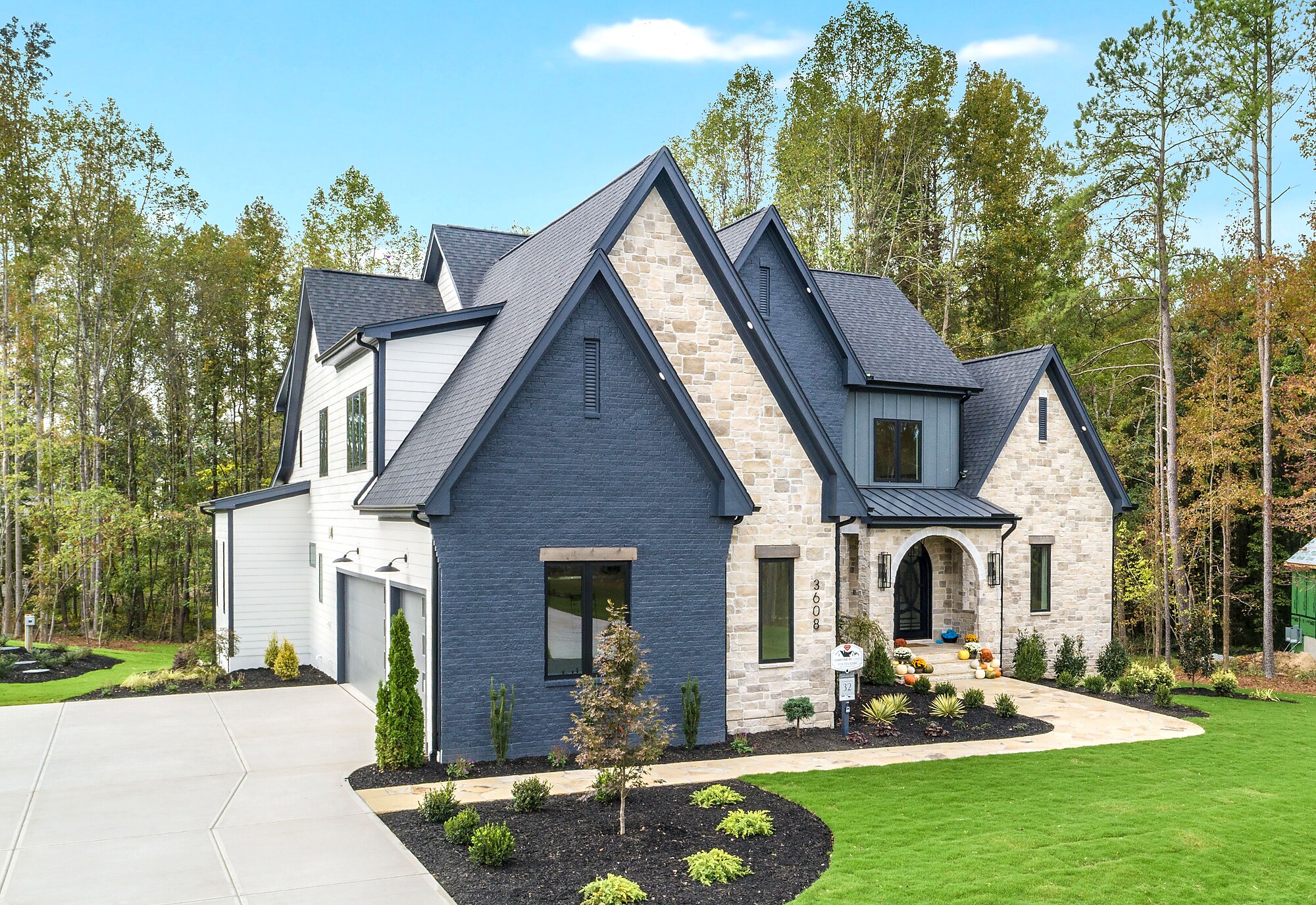Gemstone model home at McLaurin Farms in Fuquay-Varina, NC