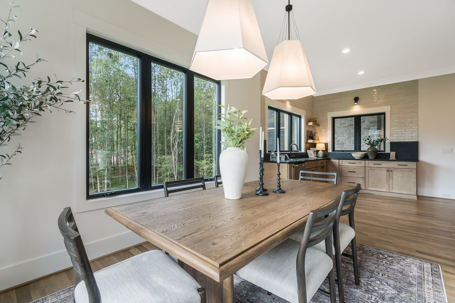 Dining To Kitchen in The Diamond, a Gemstone Homes custom home
