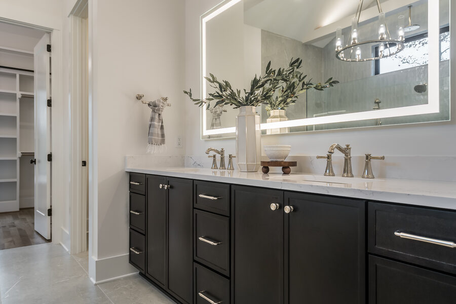 Primary Bath in The Diamond, a Gemstone Homes custom home