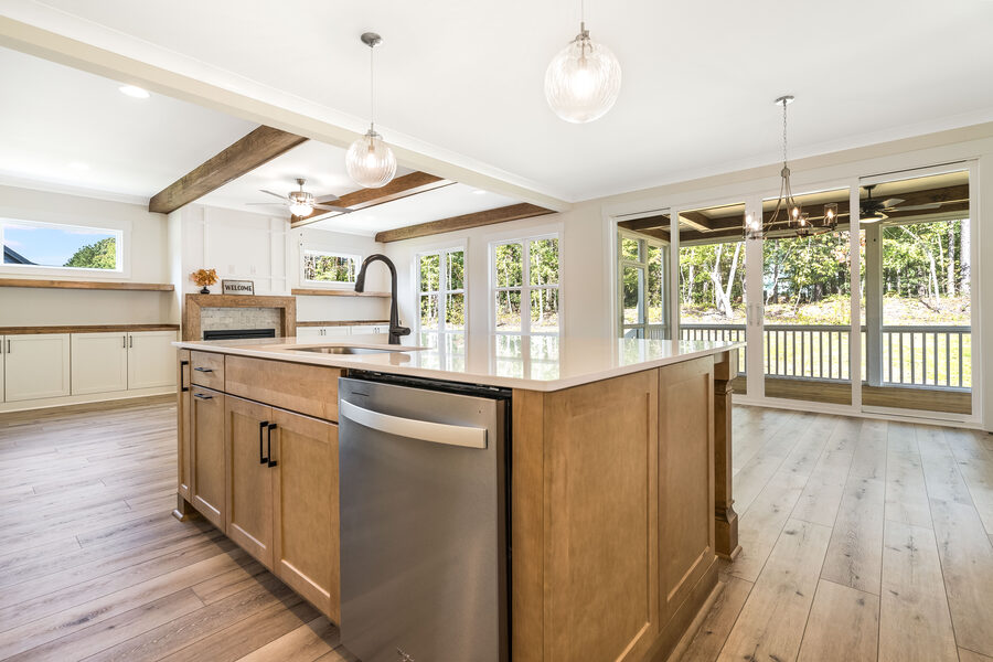 Kitchen Great Room in The Emerald, a Gemstone Homes custom home