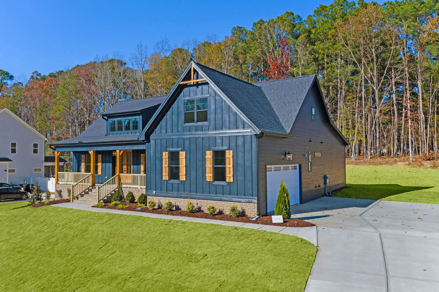 Front Elevation in The Front Porch, a Gemstone Homes custom home
