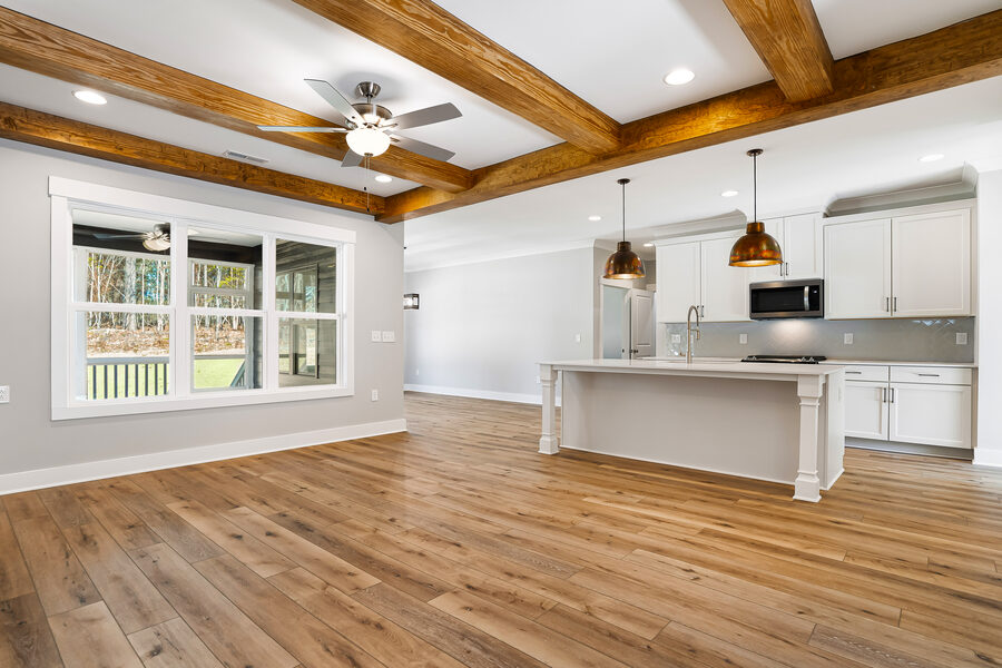 Open Kitchen in The Front Porch, a Gemstone Homes custom home
