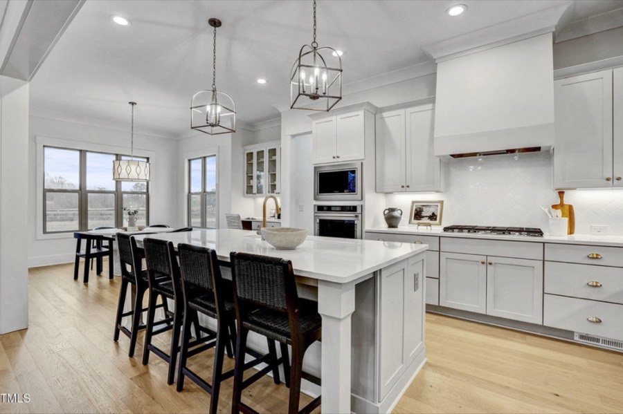 McLaurin Farms kitchen with large island