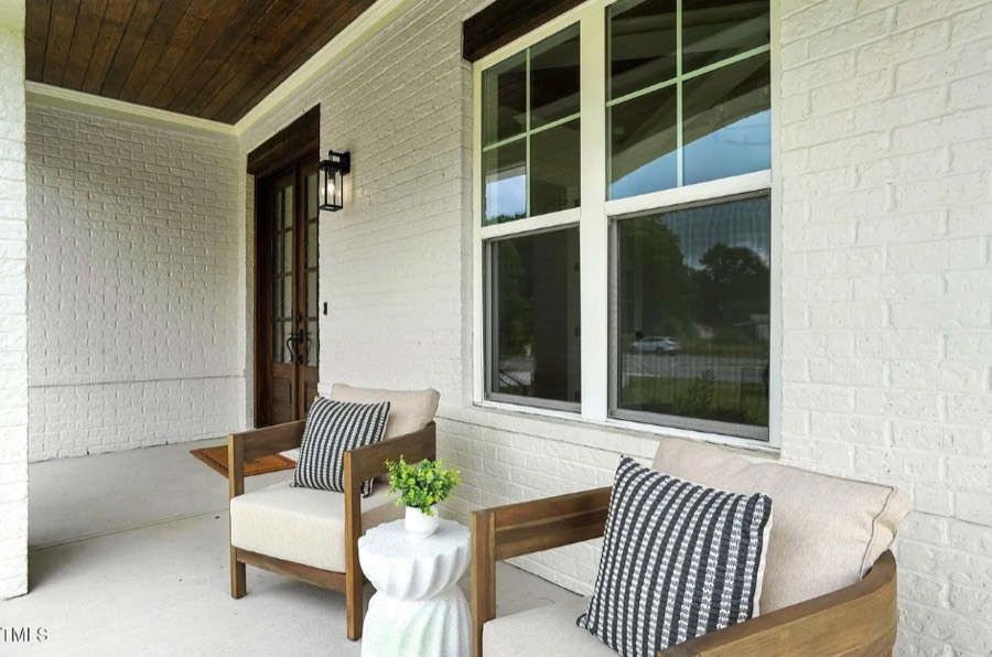 McLaurin Farms covered front porch