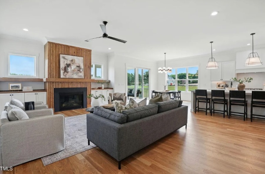 McLaurin Farms great room with sectional