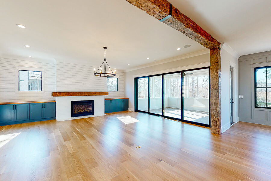 Great Room in The Natalie, a Gemstone Homes custom home