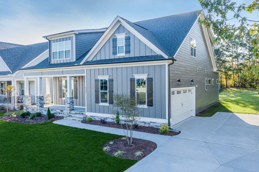 Craftsman Front Elevation in The Salem, a Gemstone Homes custom home